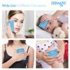 NEWGO Mini Ice Packs (6 Packs) Gel Cold Packs for Injuries Reusable, Face Ice Pack for Face Surgery, Teeth Pain, Tired Eyes, Kid's Boo Boos, Bruises, Headaches,Breastfeeding 4.5"X 3.2" Blue view 2