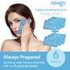 NEWGO Mini Ice Packs (6 Packs) Gel Cold Packs for Injuries Reusable, Face Ice Pack for Face Surgery, Teeth Pain, Tired Eyes, Kid's Boo Boos, Bruises, Headaches,Breastfeeding 4.5"X 3.2" Blue view 3
