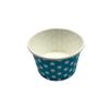 MMvolesy 4oz Mix Colors Paper Ice Cream Cups Polka Dot Paper Disposable Dessert Cups, Ice Cream Bowls For Cold Or Hot Food, Paper Dessert Cups, And Coloured Paper Cups For Soups 50Pc view 2