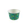 MMvolesy 4oz Mix Colors Paper Ice Cream Cups Polka Dot Paper Disposable Dessert Cups, Ice Cream Bowls For Cold Or Hot Food, Paper Dessert Cups, And Coloured Paper Cups For Soups 50Pc view 4