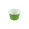 MMvolesy 8oz Lime Green Paper Ice Cream Cups Polka Dot Paper Disposable Dessert Cups, Ice Cream Bowls For Cold Or Hot Food, Paper Dessert Cups, And Coloured Paper Cups For Soups With Spoon 50Pc view 3