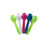 MMvolesy 8oz Lime Green Paper Ice Cream Cups Polka Dot Paper Disposable Dessert Cups, Ice Cream Bowls For Cold Or Hot Food, Paper Dessert Cups, And Coloured Paper Cups For Soups With Spoon 50Pc view 4