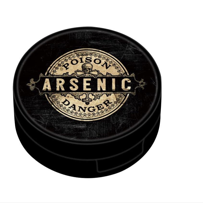 Savosang Arsenic Contact Case Personalized Contact Box Travel Kit Portable Contact Case with Mirror Tweezers Remover Tool Solution Bottle, Black (Savosang-2022)