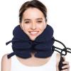 Neck Stretcher, Cervical Traction Device, Neck Traction Device, Cervical Neck Traction Device for Neck Pain Relief, Adjustable Inflatable Neck Brace, Neck Decompression Home Use (Blue) view 1
