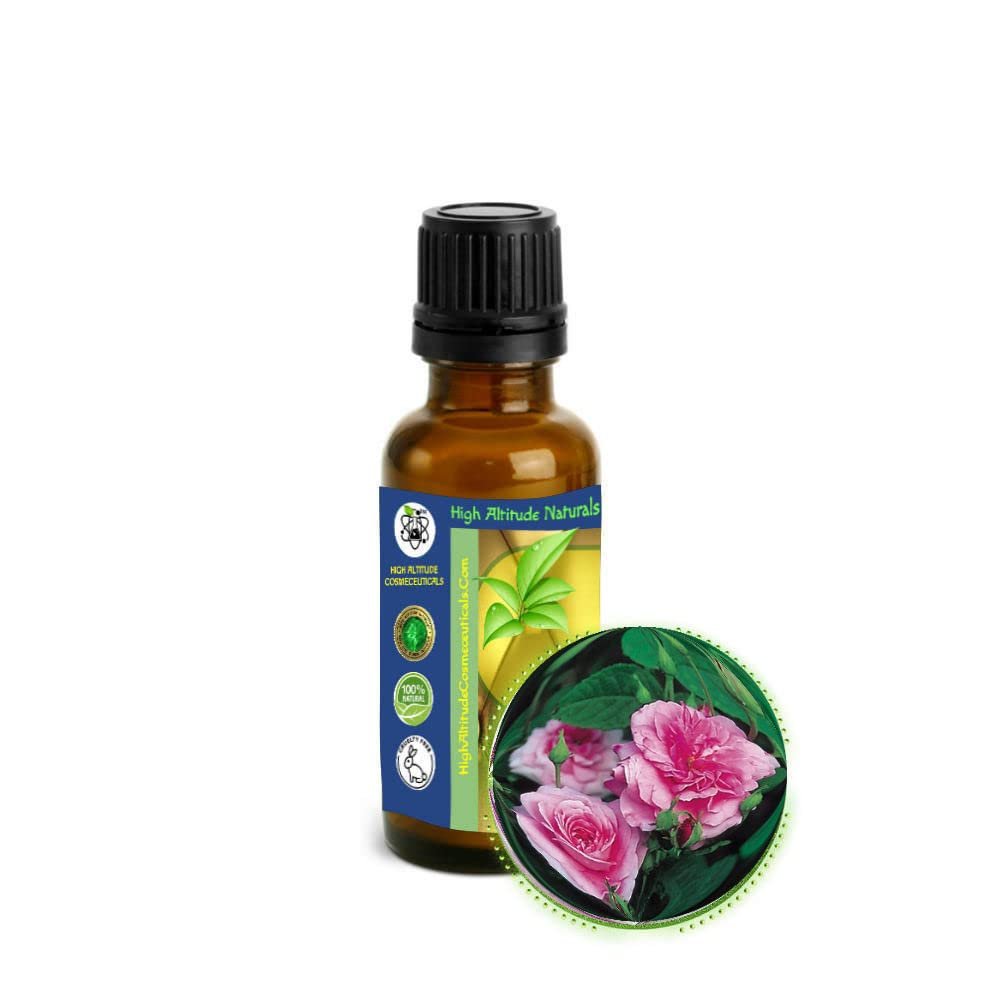 30ml (1oz) Rose Otto - Rose Petal Essential Oil (Bulgarian Damascus Rosa Damascena) - Pure, Undiluted, Uncut, Steam-Distilled, Solidifies