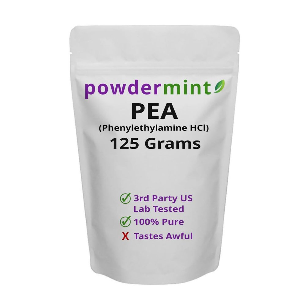 powdermint Phenylethylamine Supplement (125 Grams) Phenethylamine HCL Form