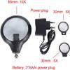 GYLSLW Led Light Magnifier & Desk Lamp Helping Hand, LED Light Magnifier & Desk Lamp 5X,8X10X Helping Hand Repair Clamp Alligator Auxiliary Clip Stand Desktop Magnifying Glasses view 4