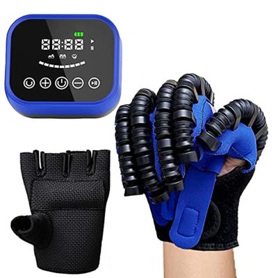 JIONET Rehabilitation Robot Gloves, Finger Orthosis Guard Protector Patients with Hand Dysfunction Exercise Equipment for Stroke Hemiplegia Patients (Color : Right Hand, Size : Large)
