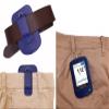 Fitted Leather Case with Screen Protector (Includes Carabiner & Lanyard) for Freestyle Libre 2 & 14 Day (Blue) view 2