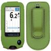 Fitted Leather Case W/Screen Protector (Includes Carabiner & Lanyard) for Freestyle Libre 3, 2,14 Day, (LGreen) view 1