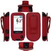 Fitted Leather Case with Screen Protector (Includes Carabiner & Lanyard) for Freestyle Libre 2 & 14 Day (Red) view 1