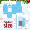 Eaasty 18 Count Christmas Cash Gift Boxes for Gifting Money with Clear Window Money Holder for Cash Gift Holiday Paper Cases Christmas Santa Tree Ornament Gifting Wrap Boxes for Presents view 2