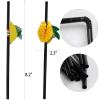 100pcs Fruit Drinking Straws, Disposable Honeycomb Plastic Straws, Tropical Hawaiian Beach Cocktail Pool Luau Party Decorations Supplies view 2