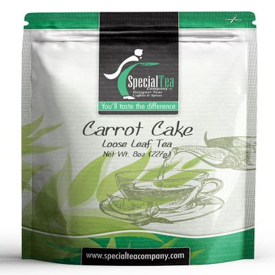 Special Tea Carrot Cake Green Tea, Loose Leaf 8 oz