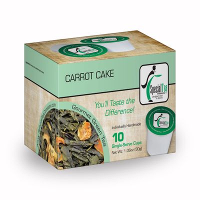 Special Tea Carrot Cake Green Tea Single Serve