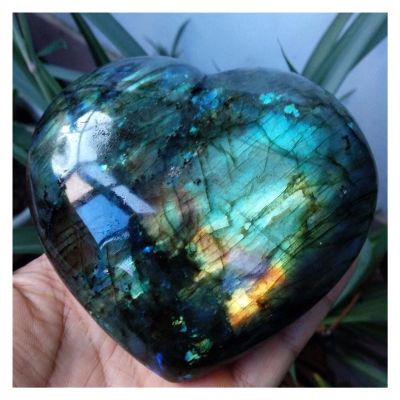Natural Meditation Crystal Labradorite Moonstone Positive Energy Reiki Gems Crystal Crystal Stone (Size : 5-6cm)
