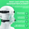 CPAP Headgear Replacement Strap for ResMed P10 F10 F20 CPAP Masks, Universal Elastic Headgear Straps for AirFit P10 F10 F20 CPAP Replacement Accessories Nasal Pillow System Replacement (Headband ONLY) view 2
