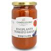 CAMPO D'ORO - Italian Tomato Sauce with Eggplant, Made with Extra Virgin Olive Oil and Eggplants, 100% Natural, Italian, Jar 24oz (680g) view 1