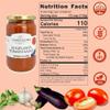 CAMPO D'ORO - Italian Tomato Sauce with Eggplant, Made with Extra Virgin Olive Oil and Eggplants, 100% Natural, Italian, Jar 24oz (680g) view 3