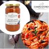 CAMPO D'ORO - Italian Tomato Sauce with Eggplant, Made with Extra Virgin Olive Oil and Eggplants, 100% Natural, Italian, Jar 24oz (680g) view 4