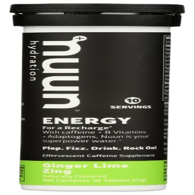 Nuun, Do Not Reorder - SCP Energy Ginger Lime Zing 10 Count, 1.8 Ounce