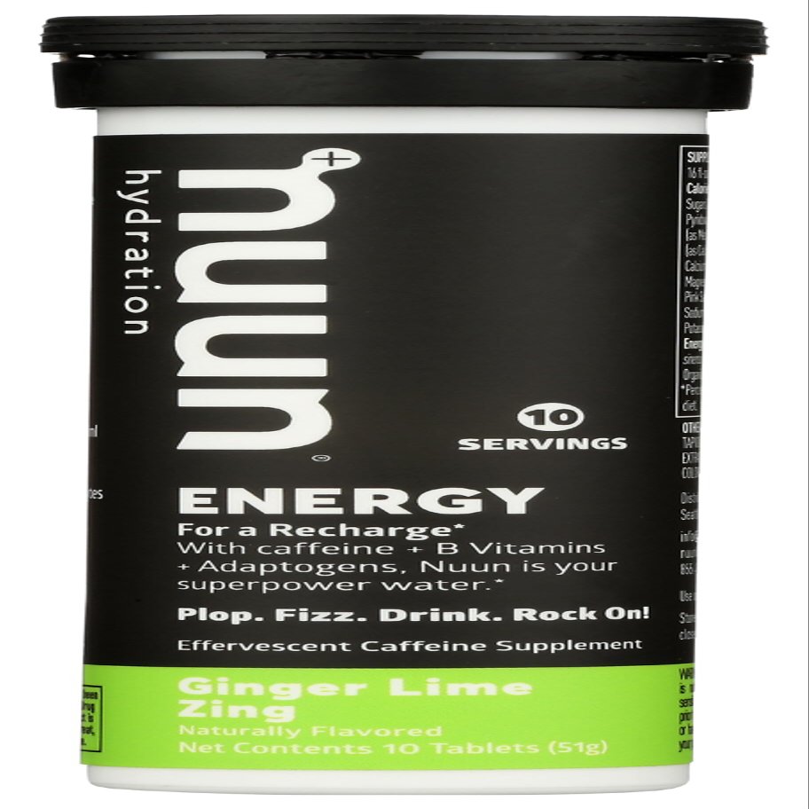 Nuun, Do Not Reorder - SCP Energy Ginger Lime Zing 10 Count, 1.8 Ounce