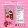 Bear Valentines Day Strawberry & Raspberry Fruit Rolls Variety Pack, 12 Pack (2 Rolls Per Pack)  Gluten Free, Vegan, and Non-GMO  Healthy School And Lunch Snacks For Kids And Adults view 3