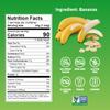 Crispy Green Natural Freeze-Dried Fruit, Banana Single-Serve, No Sugar Added, 0.85 Ounce (Pack of 12) view 2