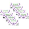 Beyond Fabric Softener Sheets (8 boxes of 80 sheets) - Lavender Scent - Eco-Friendly Plant-Based Dryer Sheets. Removes Static Cling. Recyclable Packaging. view 1