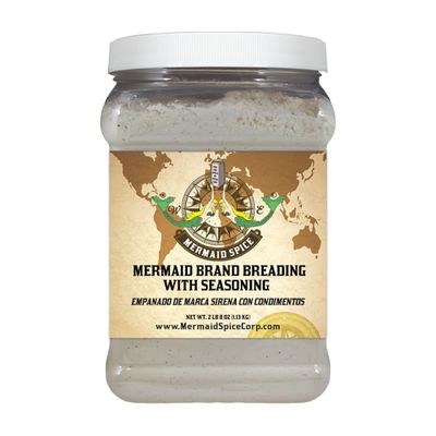 Mermaid Spice Corp - Mermaid Brand Breading With Seasoning - 2 lb. 8 oz. (1.13 KG)