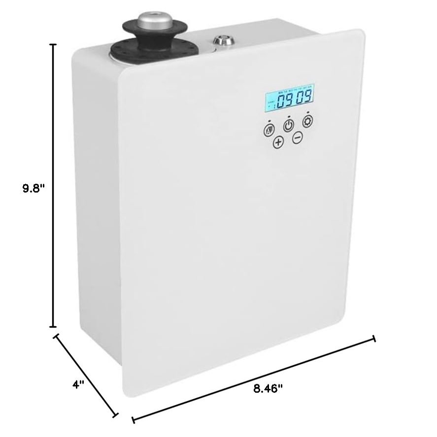 1500 SQF Aromatic Diffuser Essential Oils Hotel Scenting Device Office Gym Etc Large Air Freshener Flavoring Home with WiFi HVAC 500 ML (White)