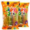 Apexy Jelly Straws, Fruit Jelly Filled Strips, Assorted Fruit Flavor, 15.23oz (15.23oz Pack of 2) view 1