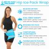 Arctic Flex Hip Ice Pack Wrap After Surgery - Pain Relief for Flexor, Hip Bursitis & Hip Replacement - Cold & Hot Therapy for Swelling & Injuries Recovery - Reusable Gel Support Flexible When Frozen view 2