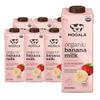 Mooala  Organic Strawberry Bananamilk, 32 fl oz (Pack of 6)  Shelf-Stable, Non-Dairy, Nut-Free, Gluten-Free, Plant-Based Beverage with No Added Sugar view 1