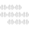 Beavorty 10pairs Silicone Nose Pads for Glasses Soft and Non- Eyeglass Nose Supports Comfortable Insertable Pads for Sunglasses and Optical Frames view 1