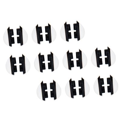 Beavorty 10pairs Silicone Eyeglasses Nose Pads Soft and Comfortable Nose Supports for Glasses Replaceable Eyeglass Parts for Enhanced Wearing