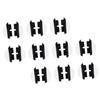 Beavorty 10pairs Silicone Eyeglasses Nose Pads Soft and Comfortable Nose Supports for Glasses Replaceable Eyeglass Parts for Enhanced Wearing view 1