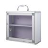 1 Set Multi-Layer Medicine Box with Lock First Aid Cabinet Pill Container Car Community Medicine Case Wall Hanging Medicine Case Aluminum Alloy Office Storage First Aid Kit view 1