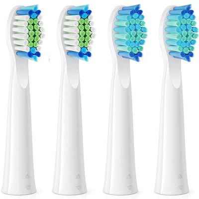 Bitvae D2 Electric Toothbrush Replacement Heads, Sonic Toothbrush Heads Refills, 4 Pack