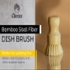 Bamboo Sisal Fiber Dish Brush. Functional and Stylish Dish Brush. view 2