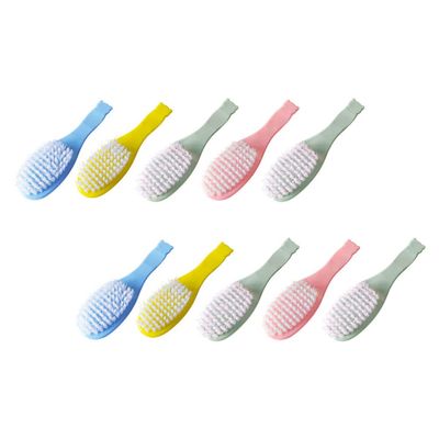 Beavorty 10pcs Hair Brush Comfortable Boy Girl Brush for Scalp Massage Gentle Detangling for Newborns Color Options Soft Bristles for Delicate Hair