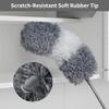 BOOMJOY Microfiber Feather Duster 7PCS, Bendable Dusters with 100 inches Extension Pole for Cleaning High Ceiling, Fan, Blinds, Cobweb, Furniture, Cars view 3