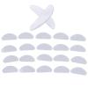 Set of 20 Pair Anti Slip Stick On Nose Pads Adhesive Silicone Nosepads for Eye Glasses Sunglasses (19 * 8 * 1.5mm, Clear) view 1