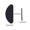 Set of 20 Pair Anti Slip Stick On Nose Pads Adhesive Silicone Nosepads for Eye Glasses Sunglasses (19 * 8 * 1.5mm, Black) view 2