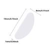 Set of 20 Pair Anti Slip Stick On Nose Pads Adhesive Silicone Nosepads for Eye Glasses Sunglasses (19 * 8 * 1mm, Clear) view 2