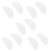 Set of 20 Pair Anti Slip Stick On Nose Pads Adhesive Silicone Nosepads for Eye Glasses Sunglasses (19 * 8 * 1mm, Clear) view 4