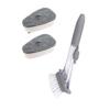 Multifunctional Dish Scrubber Brush with Liquid Dispenser, Long Handle Dishwashing Clean Brush with Soap Dispenser view 1