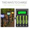 IWANGDO Batteries AAA 300mAh HR03 Ni-MH 8pcs Ni-MH Rechargeable Pre-Charged for Outdoor Garden Solar Lights, Pack of 8 view 4