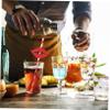 INOOMP 40 PCS Red Lips and Paper Straws Party Drinking Straws Decorative Cocktail for Graduation Party Decoration Supplies view 4