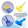 (3 Pack) Mop Head Replacement, Mop Heads Commercial,Blue Cotton Looped End String, Wet Industrial Cleaning Vintage Mop Head Replacements Refill, Swinger Loop Mop, for Heavy Duty Rubbermaid Mop Heads view 3